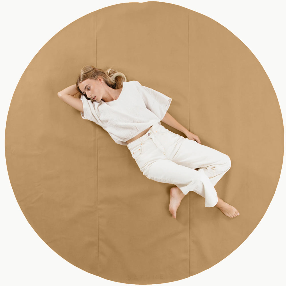 CLEARANCE | Gathre MAXI CIRCLE Large Leather Mat 80" | Canada Home Accessory Hip Mommies