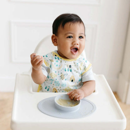 BapronBaby Toddler Bib | Full-Coverage for Baby-Led Weaning | Canada Bibs Hip Mommies