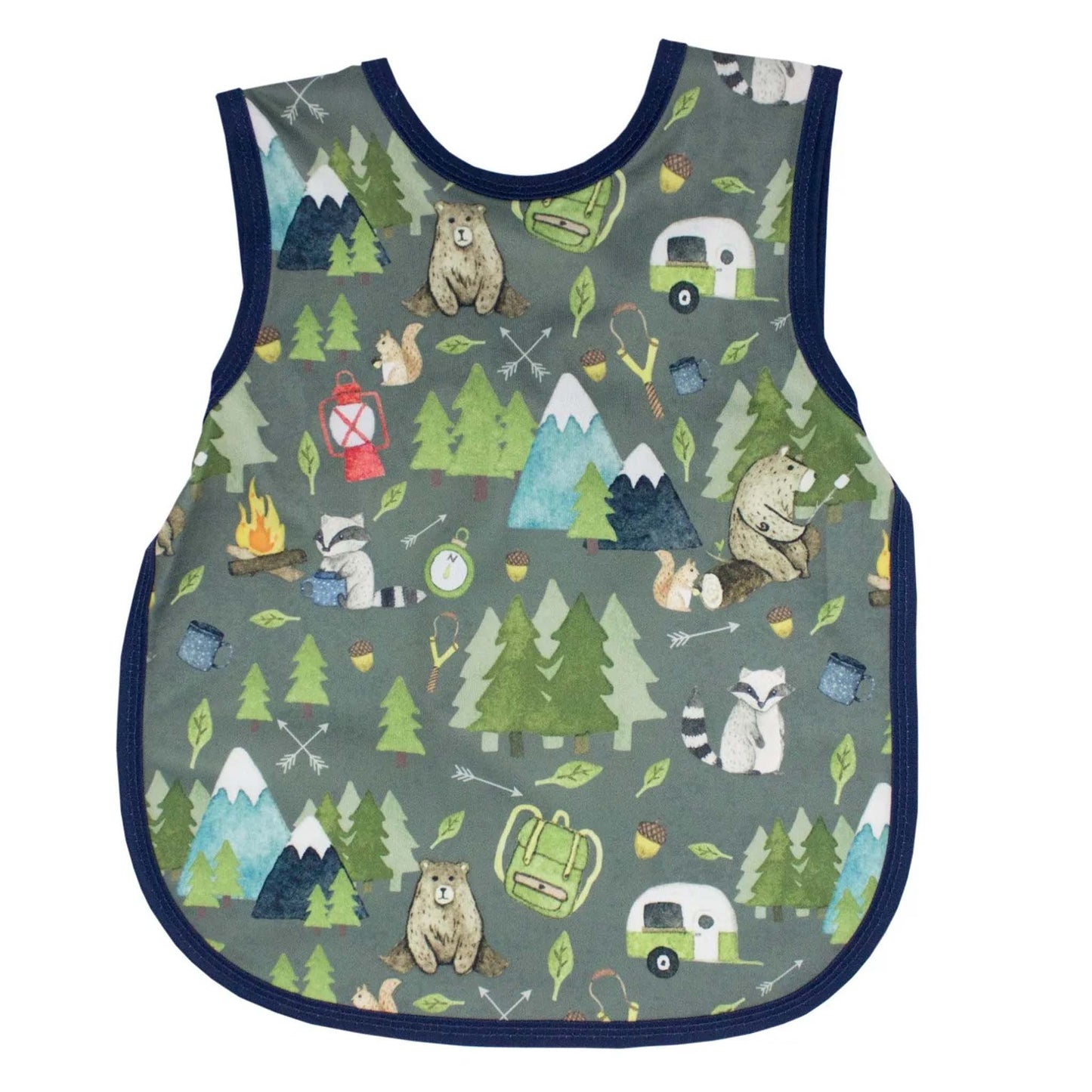 BapronBaby Toddler Bib | Full-Coverage for Baby-Led Weaning | Canada Bibs Hip Mommies