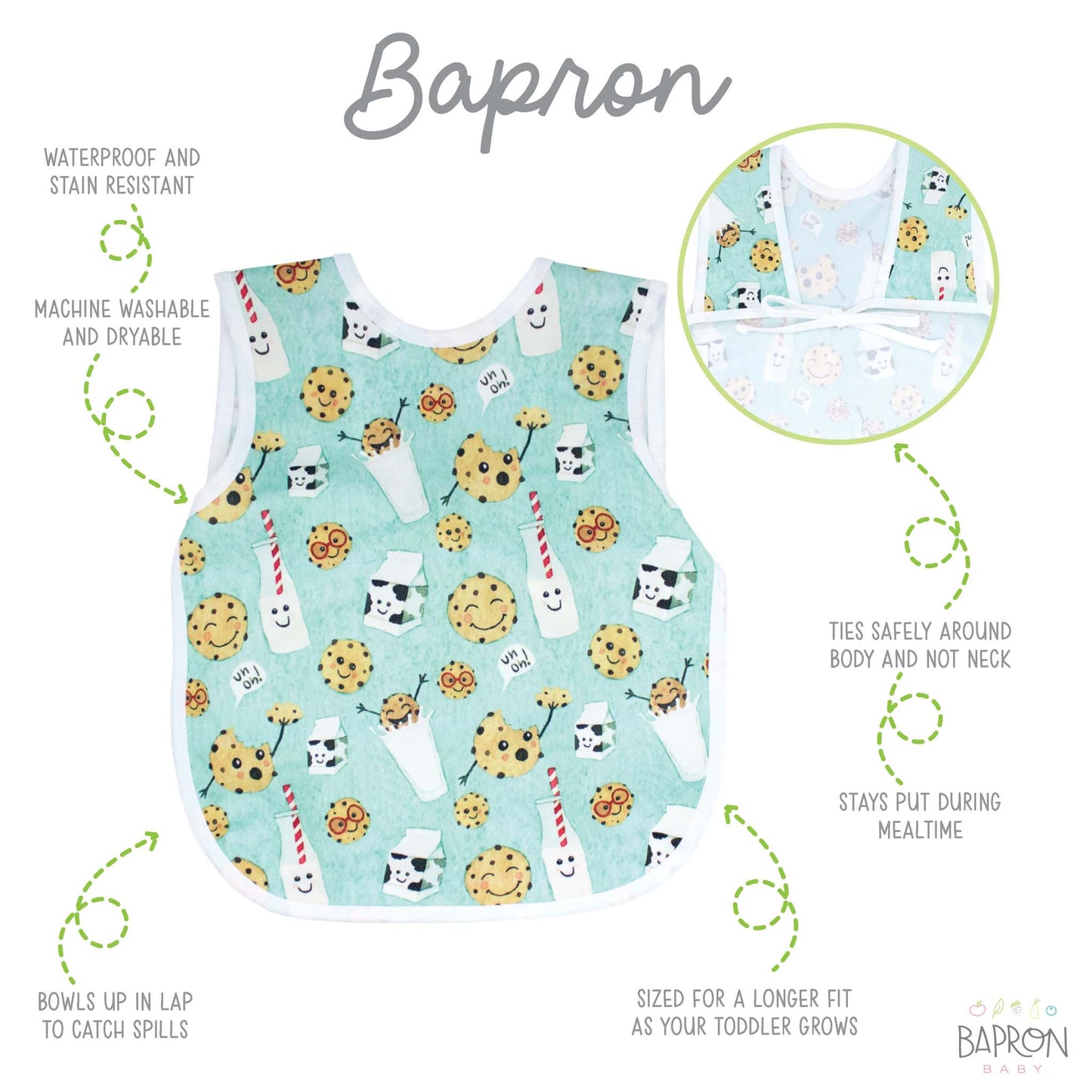 BapronBaby Toddler Bib (6m+) Hip Mommies