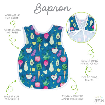 BapronBaby Preschool Full-Coverage Bib (3T+) Comfortable Fit | Canada Bibs Hip Mommies