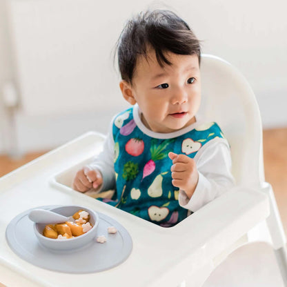 BapronBaby Toddler Bib | Full-Coverage for Baby-Led Weaning | Canada Bibs Hip Mommies