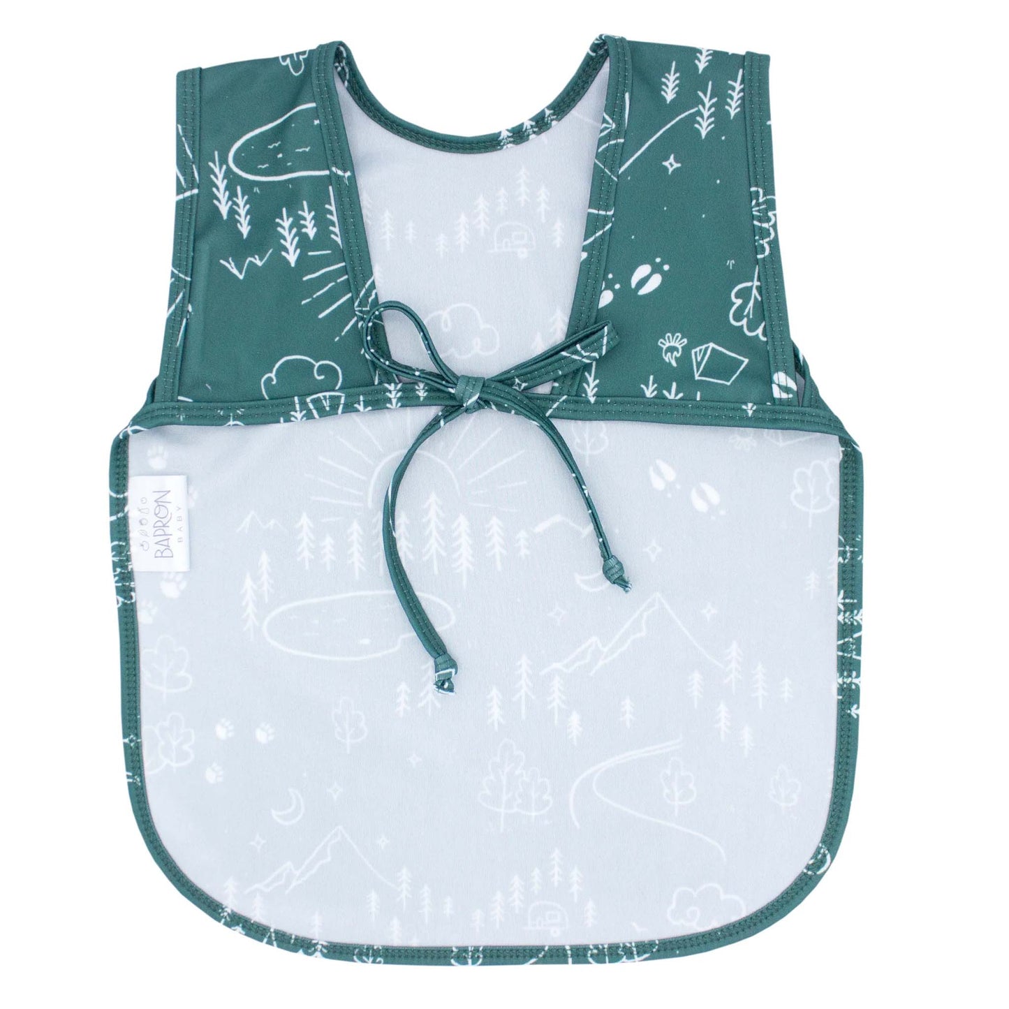 BapronBaby Toddler Bib | Full-Coverage for Baby-Led Weaning | Canada Bibs Hip Mommies