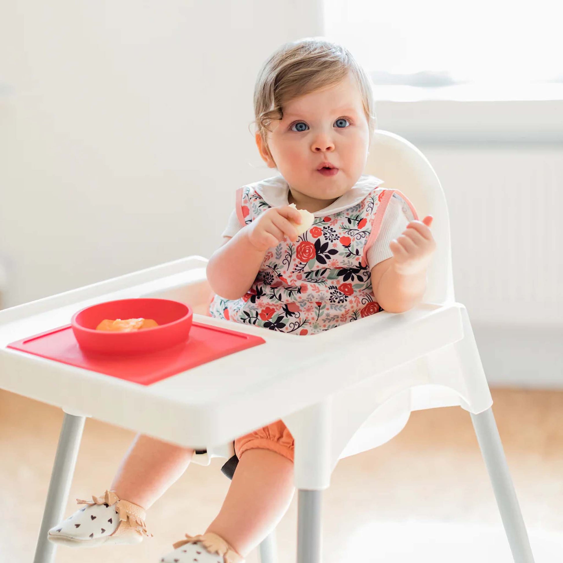 BapronBaby Toddler Bib | Full-Coverage for Baby-Led Weaning | Canada Bibs Hip Mommies