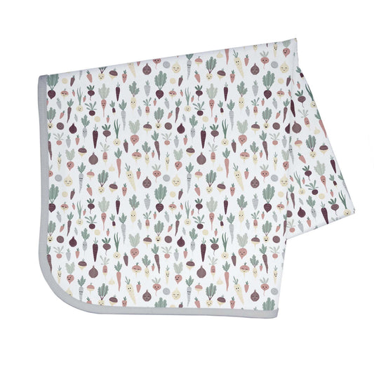 Cream & Boho Floral MiniMat + Bapron Bib Bundle