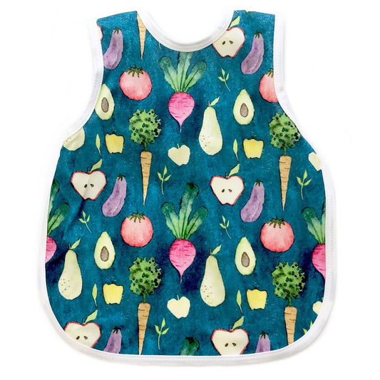 BapronBaby Preschool Bib (3T+) Organic Produce Hip Mommies