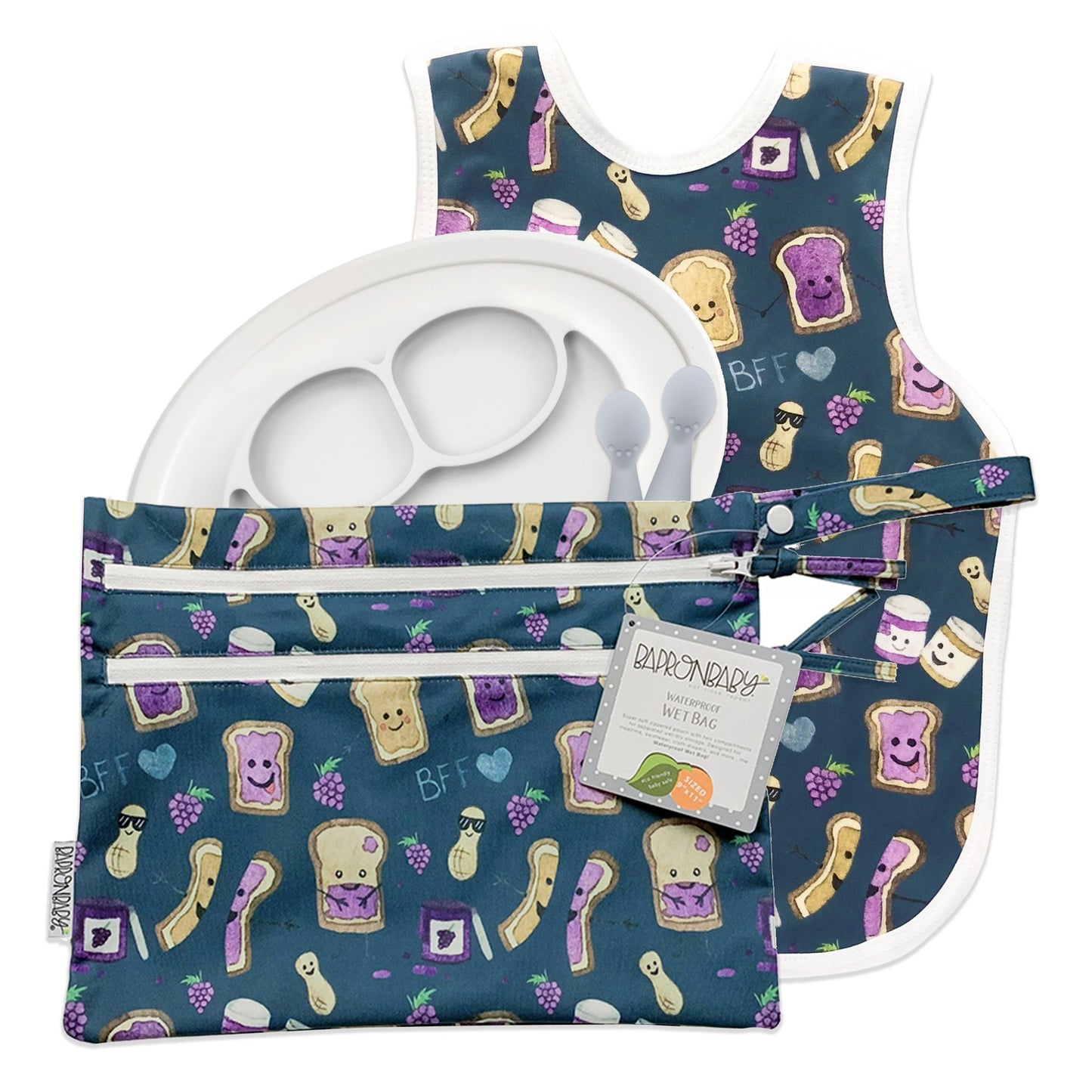 BapronBaby Wet Bag in PBJ Pals