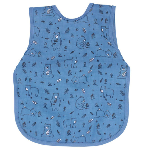 BapronBaby Preschool Bib (3T+) Bears in Blue Hip Mommies