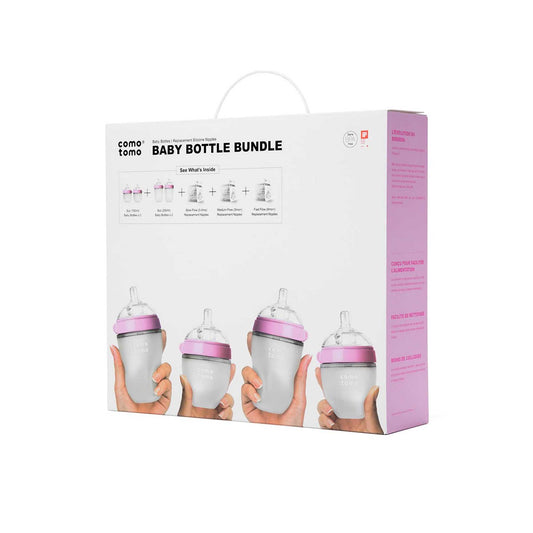 Comotomo Baby Bottle Bundle Gift Kit Baby Shower GiftHip Mommies