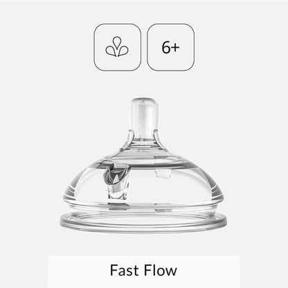 Comotomo Replacement Nipples (2-Pack): Multiple Flow Sizes | Canada Bottle Hip Mommies