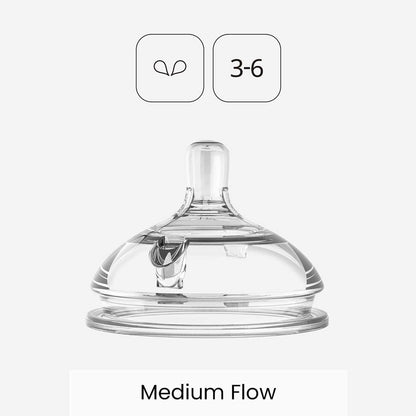 Comotomo Replacement Nipples (2-Pack): Multiple Flow Sizes | Canada Bottle Hip Mommies