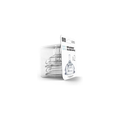 Comotomo Replacement Nipples (2-Pack): Multiple Flow Sizes | Canada Bottle Hip Mommies