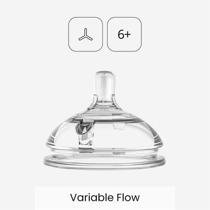 Comotomo Replacement Nipples (2-Pack): Multiple Flow Sizes | Canada Bottle Hip Mommies