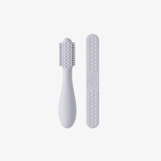 ezpz Baby - Led™ Toothbrush + Sensory Tongue Depressor Dual Pack