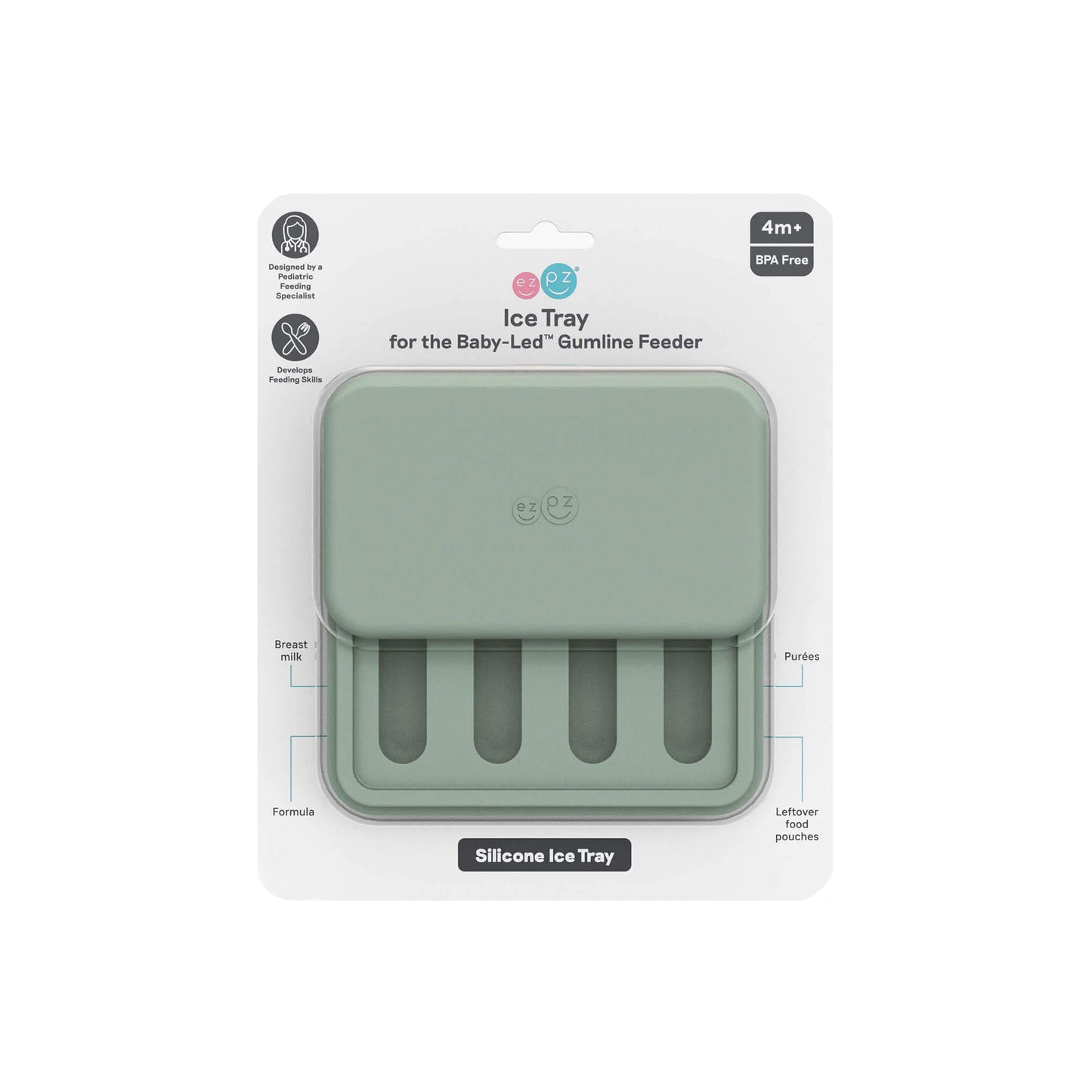 ezpz Ice Tray for the Baby-Led Gumline Feeder | ezpz Canada Feeding Hip Mommies