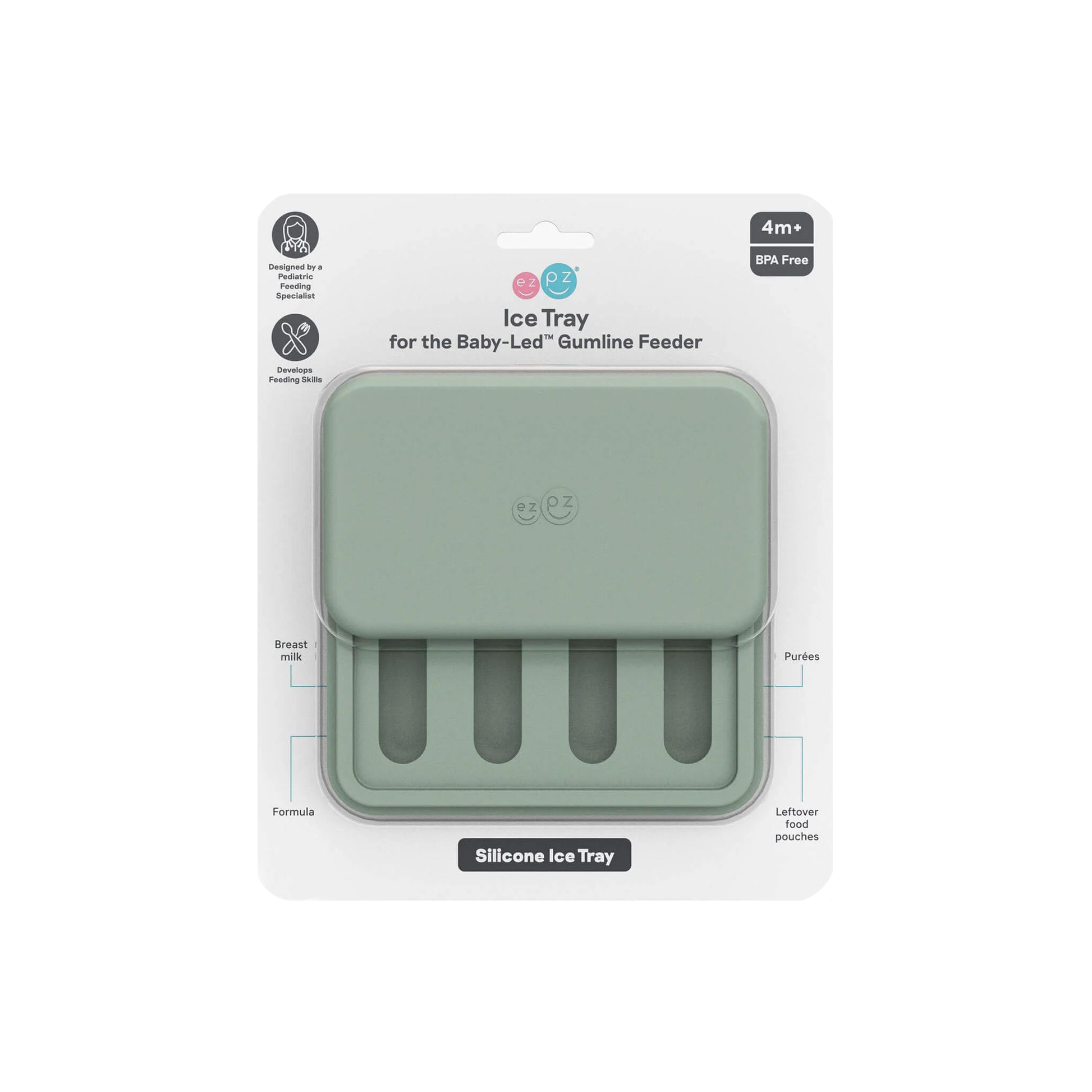 ezpz Ice Tray for the Baby-Led Gumline Feeder | ezpz Canada Feeding Hip Mommies