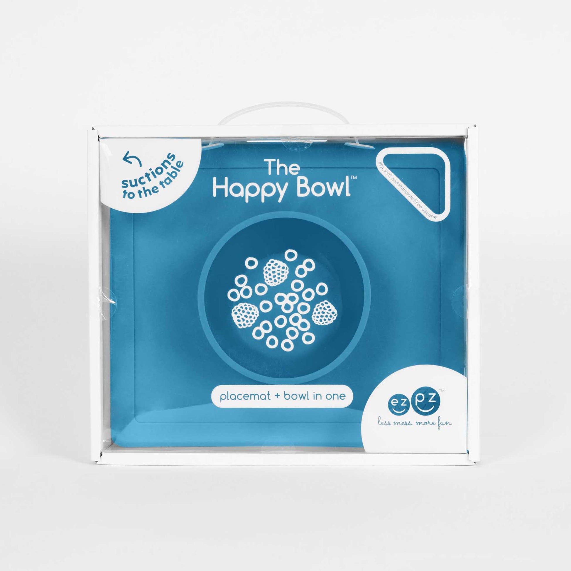 ezpz Happy Bowl | Suction Bowl & Placemat for Toddlers | Canada Bowl Hip Mommies