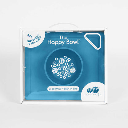 ezpz Happy Bowl | Suction Bowl & Placemat for Toddlers | Canada Bowl Hip Mommies