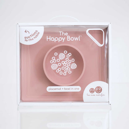 ezpz Happy Bowl | Suction Bowl & Placemat for Toddlers | Canada Bowl Hip Mommies