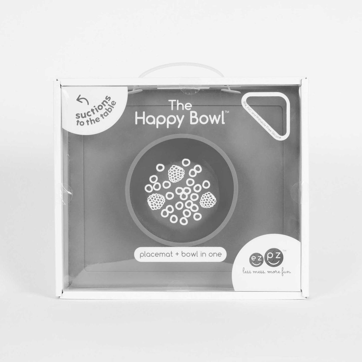ezpz Happy Bowl | Suction Bowl & Placemat for Toddlers | Canada Bowl Hip Mommies