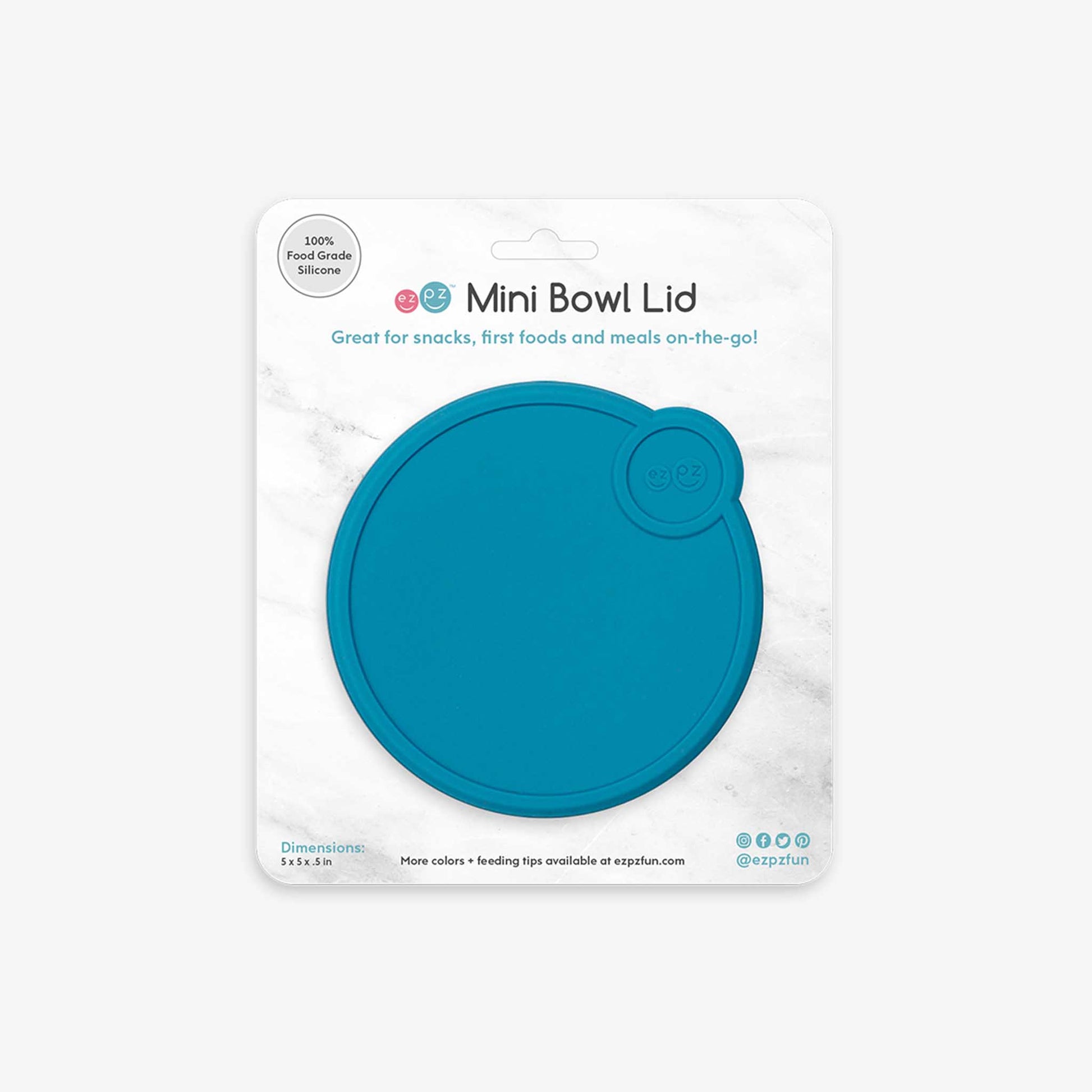 ezpz Mini Bowl Lids | For Snacks, Leftovers & Meals On-The-Go | Canada Lid Hip Mommies