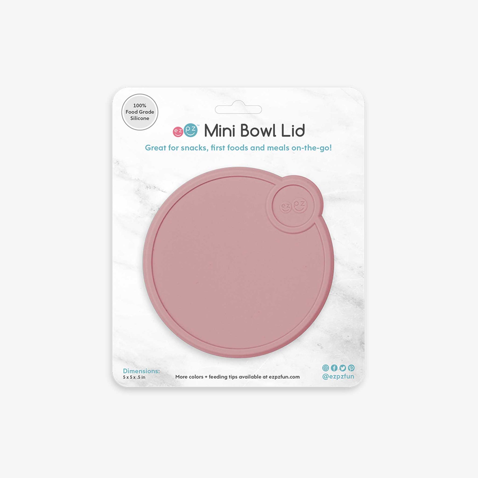 ezpz Mini Bowl Lids | For Snacks, Leftovers & Meals On-The-Go | Canada Lid Hip Mommies