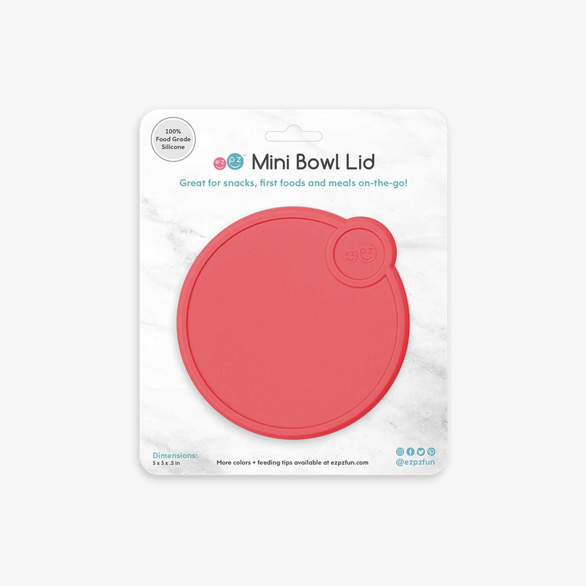 ezpz Mini Bowl Lids | For Snacks, Leftovers & Meals On-The-Go | Canada Lid Hip Mommies