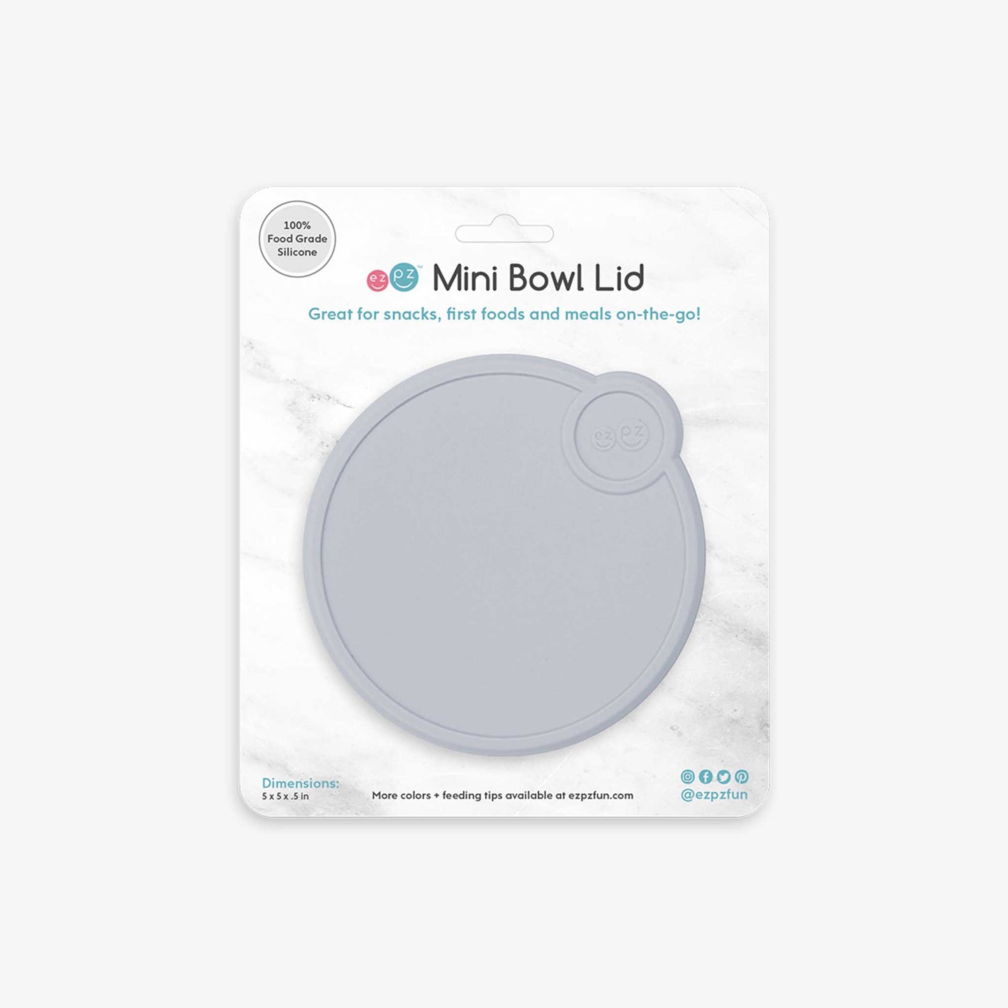 ezpz Mini Bowl Lids | For Snacks, Leftovers & Meals On-The-Go | Canada Lid Hip Mommies
