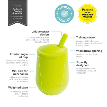 ezpz Mini Cup + Straw System | Best Straw Cup for Toddlers | Canada Sippy Cups Hip Mommies