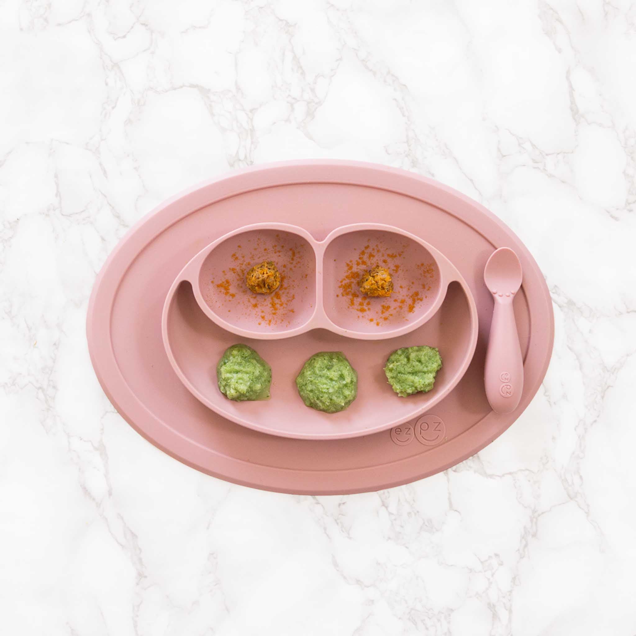 ezpz Mini Mat | Silicone Plate + Placemat for Toddlers | Canada