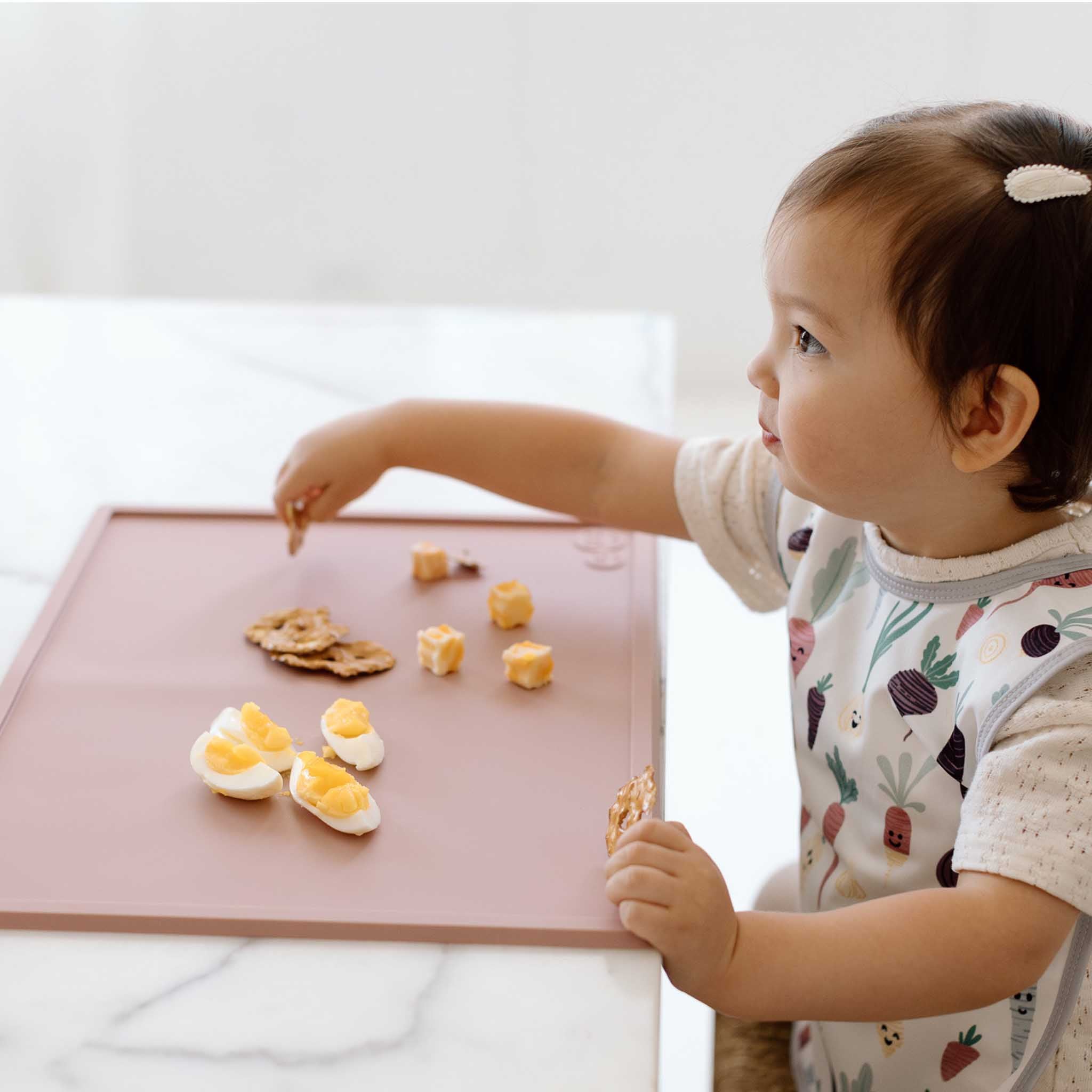 ezpz Mini Placemat | Non-Slip Silicone for Mealtime and Play