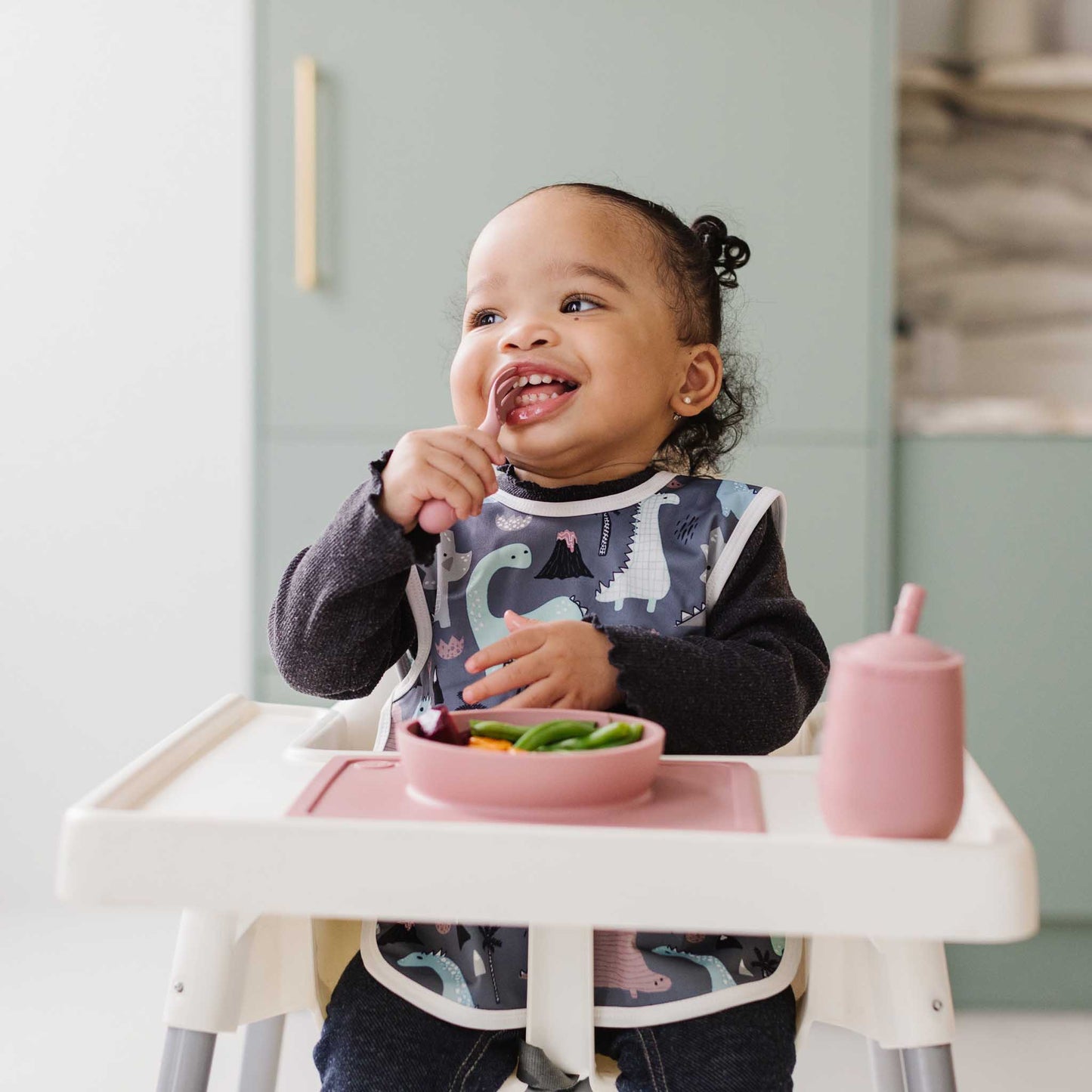 ezpz Mini Utensils | Toddler Spoon & Fork for Self-Feeding | Canada Utensils Hip Mommies