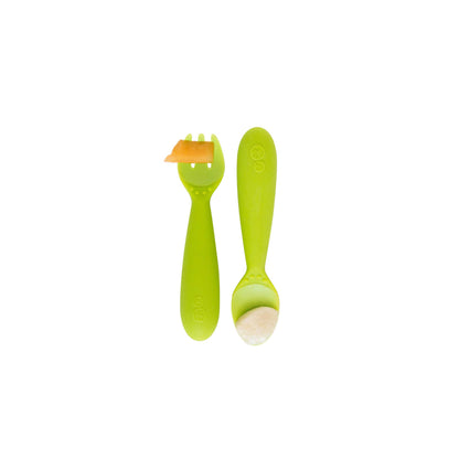 ezpz Mini Utensils | Toddler Spoon & Fork for Self-Feeding | Canada Utensils Hip Mommies