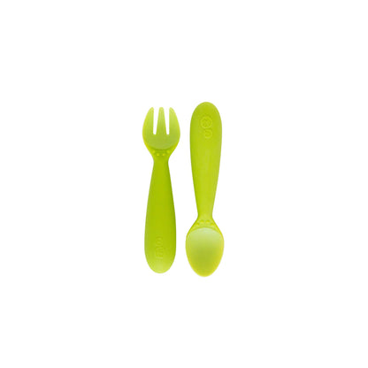 ezpz Mini Utensils | Toddler Spoon & Fork for Self-Feeding | Canada Utensils Hip Mommies