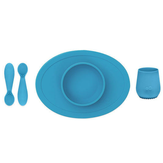 ezpz First Foods Set in Blue Hip Mommies