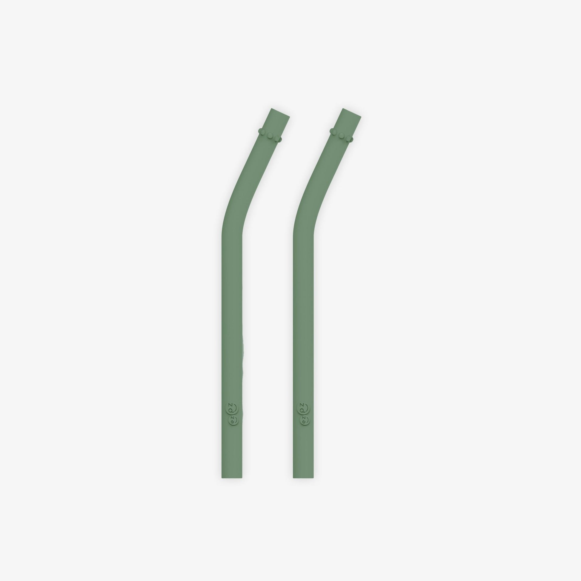 ezpz Happy Cup + Straw System Straw Replacement 2-Pack Olive Hip Mommies