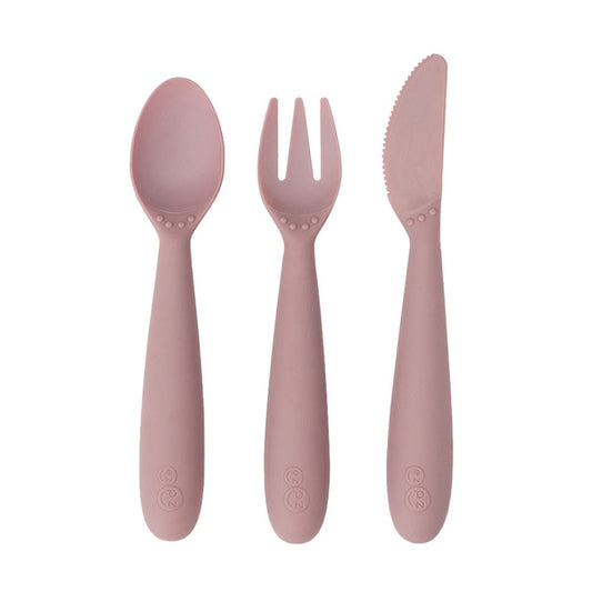 ezpz Happy Utensils in Blush