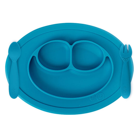 ezpz Mini Feeding Set in Blue