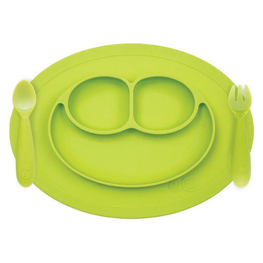 ezpz Mini Feeding Set in Lime