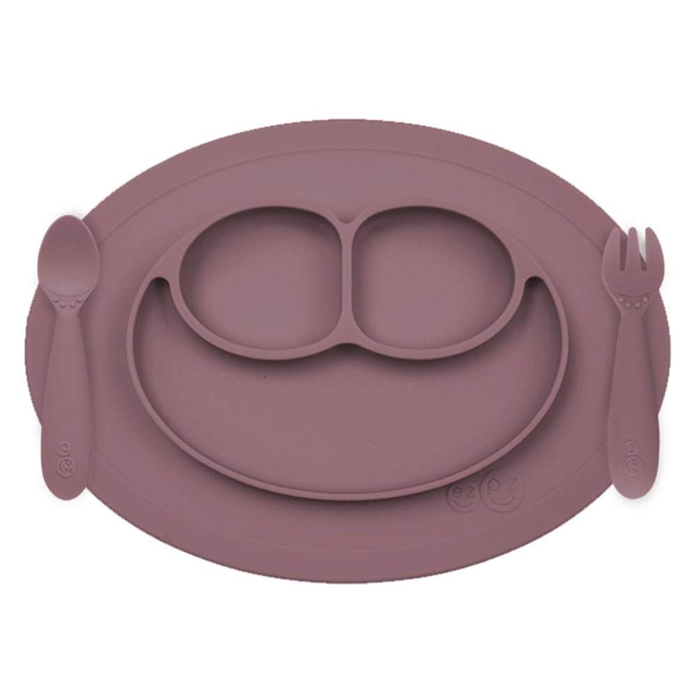 ezpz Mini Feeding Set in Mauve Hip Mommies