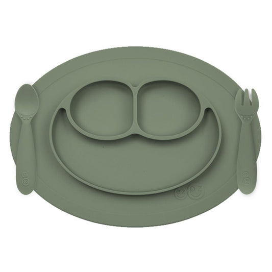 ezpz Mini Feeding Set in Olive Hip Mommies