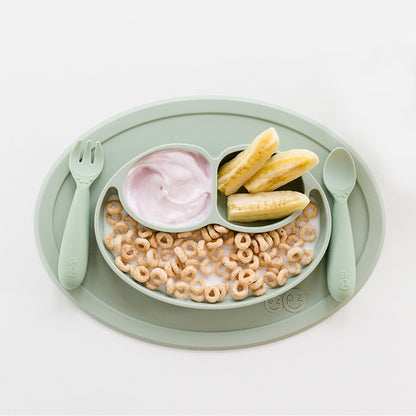 ezpz Mini Feeding Set in Sage Hip Mommies