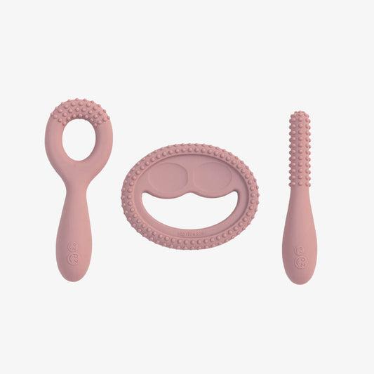 ezpz Oral Development Tools (3 - pack) in Blush