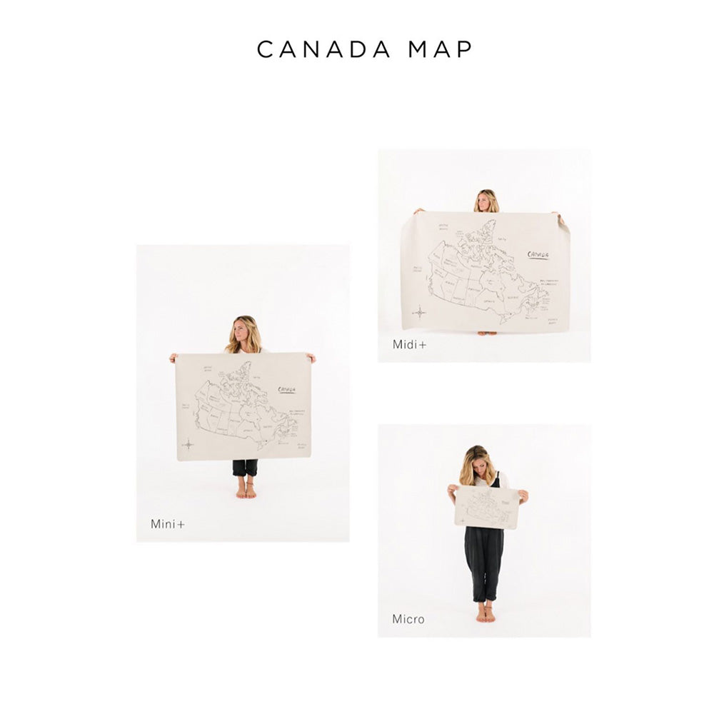 Gathre MIDI+ Medium Leather Mat 52x76" in Canada Map