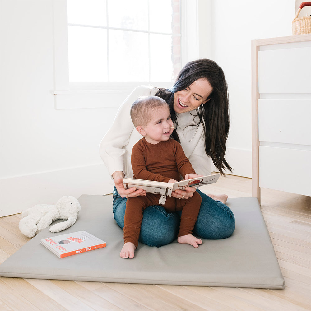 CLEARANCE | Gathre PADDED MINI Small Vegan Leather Mat Pewter | Canada