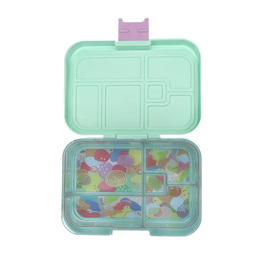 Munchbox Midi 5 - compartment Lunchbox in Bubblegum Mint