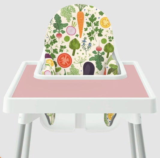 Yeah Baby Goods High Chair Cover - Vegetable Garden Hip Mommies