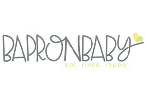 Bapron baby baby led weaning bib distributed in Canada by Hip Mommies