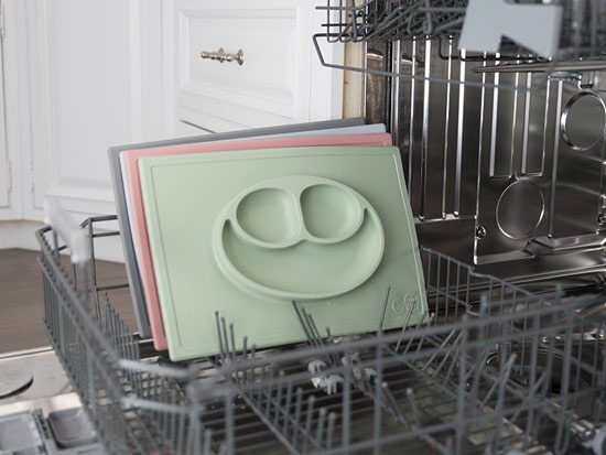ezpz Happy Mats in the dishwasher