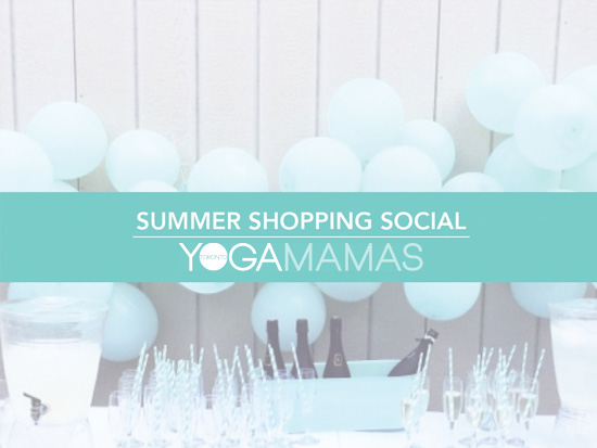 Hip Mommies brands are marketed at events like Yoga Mamas
